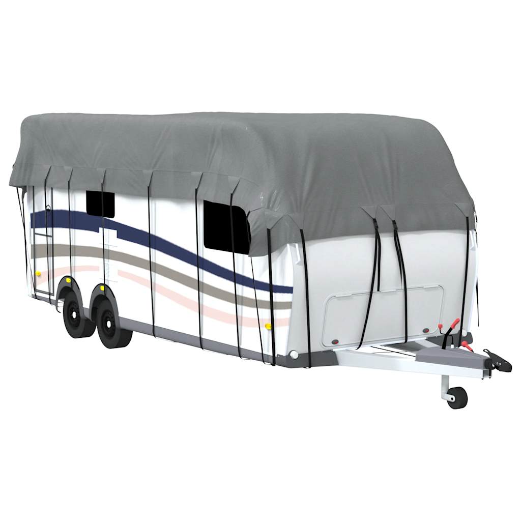 Vidaxl caravan dakbedekking 700x300 cm vliesvlies grijs