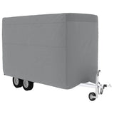 Vidaxx housse de remorque pour chevaux 396x178x250 cm non tissé gris