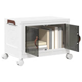 Vidaxx boîte de rangement empilable à roulettes 28 l 48,5x29,5x33 cm