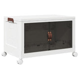 Vidaxx boîte de rangement empilable avec roulettes 75 l 64x40x41 cm