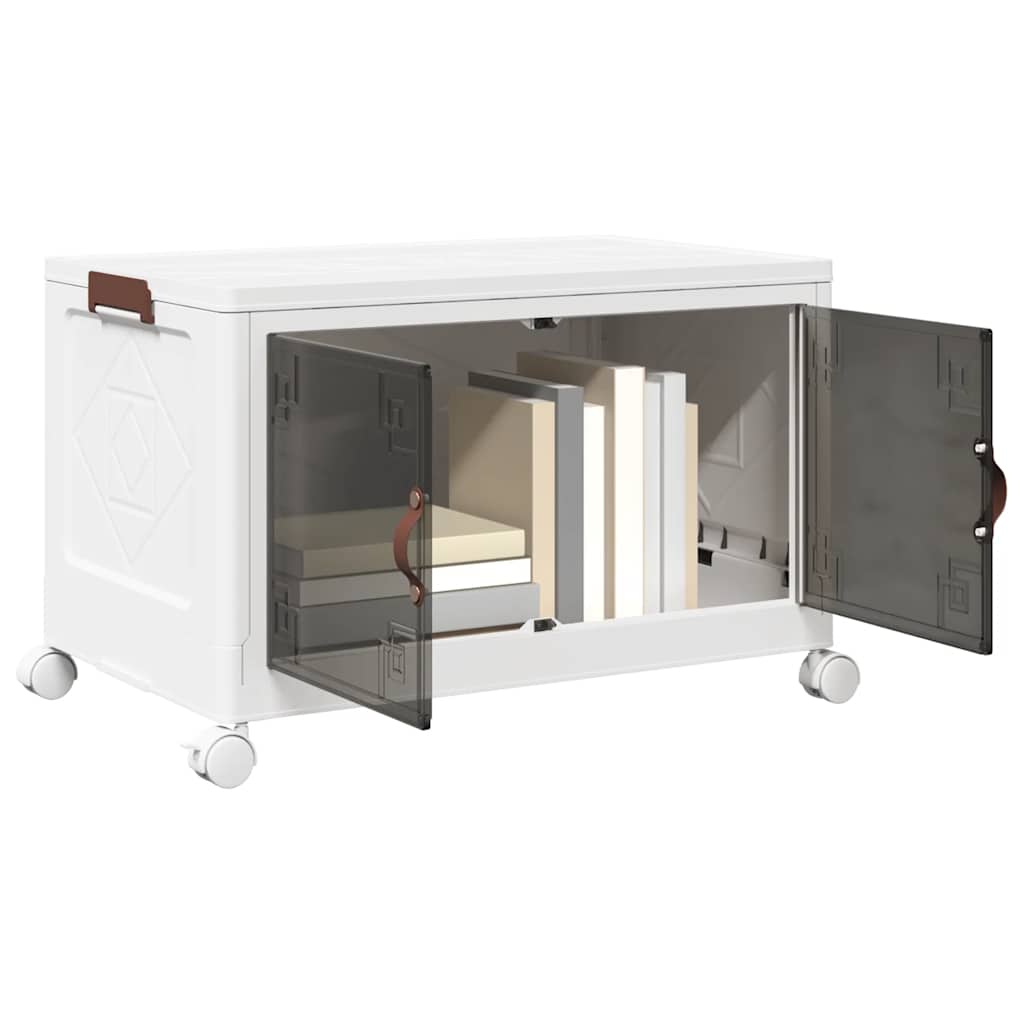 Vidaxx boîte de rangement empilable avec roulettes 75 l 64x40x41 cm