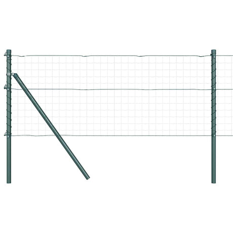 Vidaxl poteau de clôture 26 pcs vert 3,2 x 3,2 x 80 cm