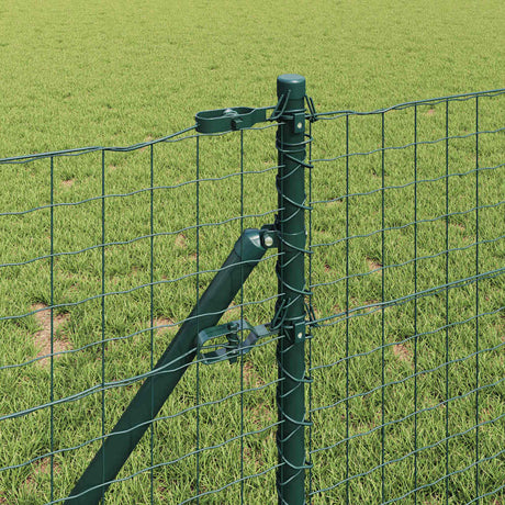 Vidaxl poteau de clôture 26 pcs vert 3,2 x 3,2 x 100 cm