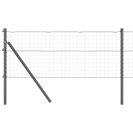Vidaxl poteau de clôture 26 pcs gris 3,2 x 3,2 x 80 cm