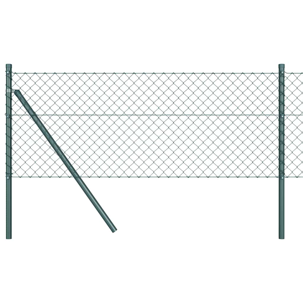 Poteau de clôture Vidaxl vert 10 x 0,8 m (maille 40 x 40 mm)