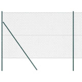 Poteau de clôture Vidaxl vert 10 x 1,6 m (maille 40 x 40 mm)