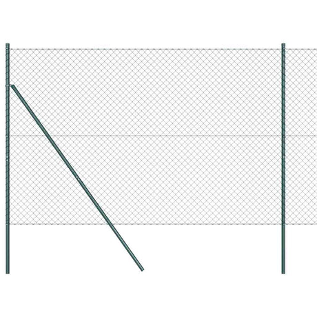 Poteau de clôture Vidaxl vert 10 x 1,6 m (maille 40 x 40 mm)