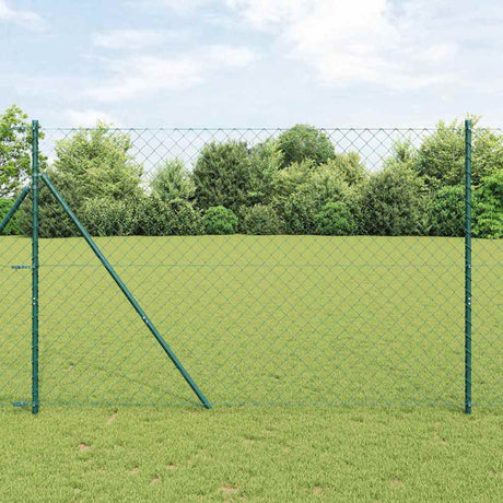 Poteau de clôture Vidaxl vert 10 x 1,6 m (maille 60 x 60 mm)