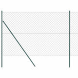 Poteau de clôture Vidaxl vert 10 x 1,6 m (maille 60 x 60 mm)
