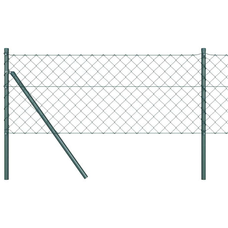 Poteau de clôture Vidaxl vert 25 x 0,4 m (maille 60 x 60 mm)