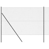 Poteau de clôture Vidaxl gris 10 x 1,5 m (maille 40 x 40 mm)