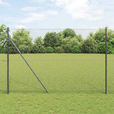 Poteau de clôture Vidaxl gris 10 x 1,6 m (maille 40 x 40 mm)