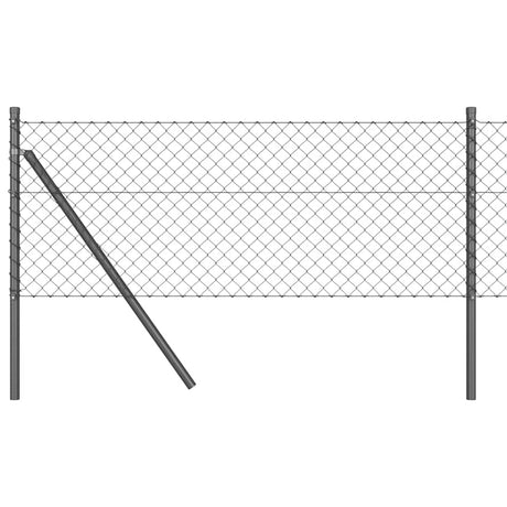 Poteau de clôture Vidaxl gris 25 x 0,4 m (maille 40 x 40 mm)