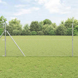 Vidaxl poteau de clôture argent 10 x 1,2 m (maille 40 x 40 mm) acier