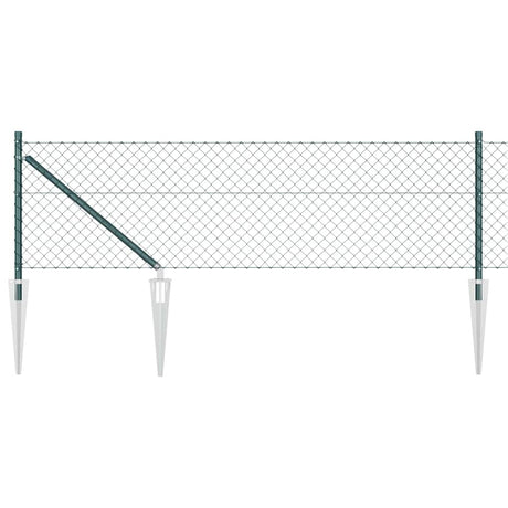 Poteau de clôture Vidaxl vert 10 x 0,6 m (maille 40 x 40 mm)