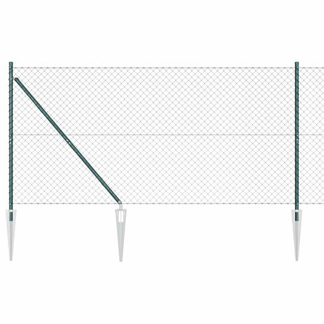 Poteau de clôture Vidaxl vert 10 x 1,2 m (maille 40 x 40 mm)