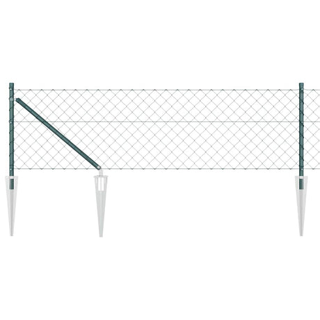 Poteau de clôture Vidaxl vert 10 x 0,6 m (maille 60 x 60 mm)
