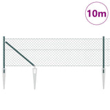 Poteau de clôture Vidaxl vert 10 x 0,8 m (maille 60 x 60 mm)