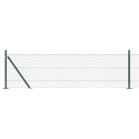 Poteau de clôture Vidaxl vert 10 x 0,6 m (maille 40 x 40 mm)