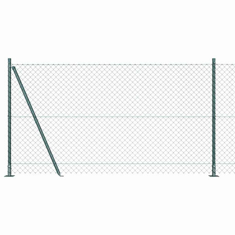 Poteau de clôture Vidaxl vert 10 x 1,2 m (maille 40 x 40 mm)