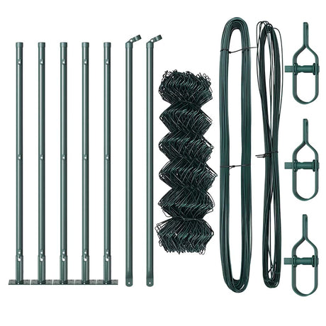 Poteau de clôture Vidaxl vert 10 x 0,4 m (maille 60 x 60 mm)
