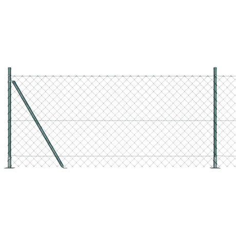 Poteau de clôture Vidaxl vert 10 x 0,8 m (maille 60 x 60 mm)