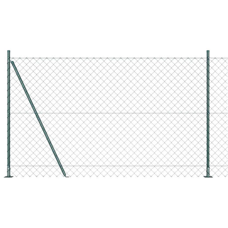 Poteau de clôture Vidaxl vert 10 x 1,6 m (maille 60 x 60 mm)