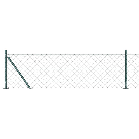 Poteau de clôture Vidaxl vert 25 x 0,4 m (maille 60 x 60 mm)