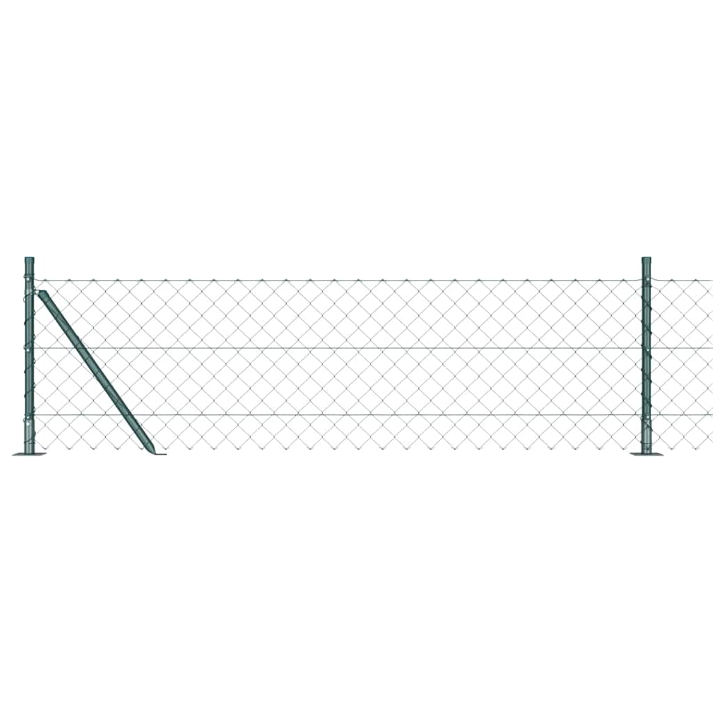 Poteau de clôture Vidaxl vert 25 x 0,6 m (maille 60 x 60 mm)