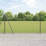 Poteau de clôture Vidaxl gris 10 x 1,2 m (maille 40 x 40 mm)