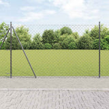 Poteau de clôture Vidaxl gris 10 x 1,5 m (maille 60 x 60 mm)