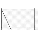 Poteau de clôture Vidaxl gris 10 x 1,5 m (maille 60 x 60 mm)