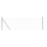 Vidaxl poteau de clôture argent 10 x 0,6 m (maille 60 x 60 mm) acier
