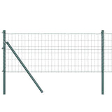Clôture Vidaxxl avec poteau vert 0,6 x 25 m acier et PVC