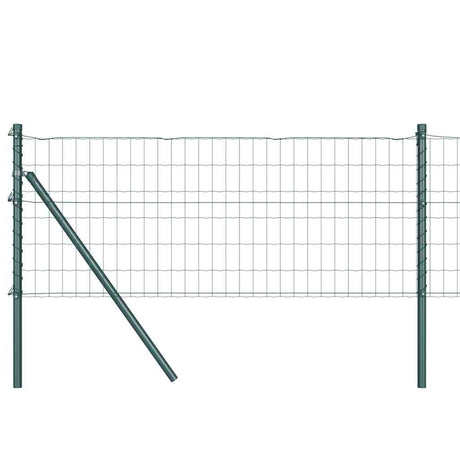 Clôture Vidaxxl avec poteau vert 0,6 x 25 m acier et PVC