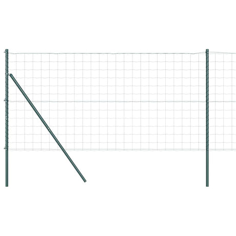 Clôture Vidaxxl avec poteau vert 1 x 25 m en acier