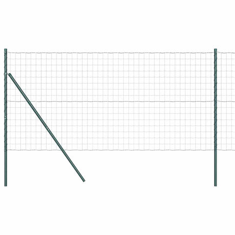 Clôture Vidaxxl avec poteau vert 1,2 x 10 m en acier