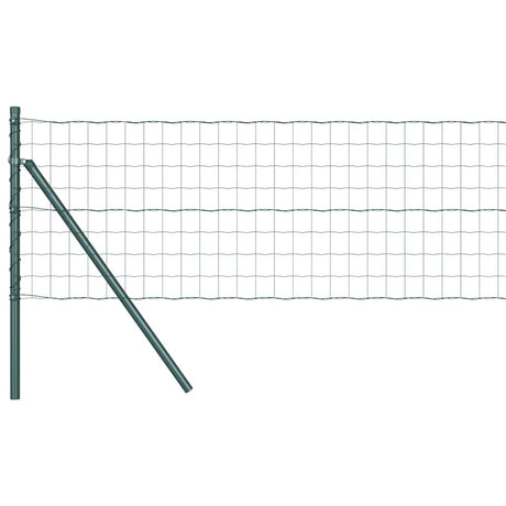 Clôture Vidaxxl avec poteau vert 0,8 x 25 m en acier