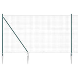 Clôture Vidaxl avec poteau vert 1,5 x 10 m acier et PVC