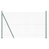 Vidaxl hecke met palen groen 1.6 x 10 m staal