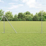 Vidaxl afrasteringspaal gegalvaniseerd 25 x 1,4 m staal