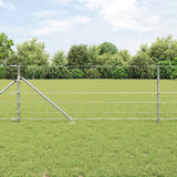 Vidaxl afrasteringspaal gegalvaniseerd 25 x 0,8 m staal