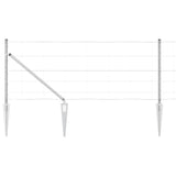 Vidaxl afrasteringspaal gegalvaniseerd 25 x 0,8 m staal