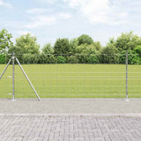 Vidaxl afrasteringspaal gegalvaniseerd 25 x 1 m staal