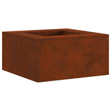 Vidaxl vuurkorf bruin 60 x 60 x 30 cm cortenstaal