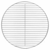 Vidaxl barbecuerooster zilver 43 x 43 cm roestvrij staal