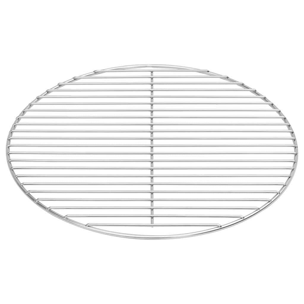 Vidaxl barbecuerooster zilver 43 x 43 cm roestvrij staal
