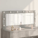 Vidaxl schmink spiegel rechthoekig beton grijs 100 x 45 x 18 cm