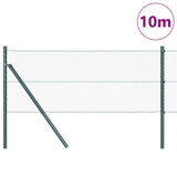 Vidaxl afrasteringspaal groen 10 x 0,6 m (13 mm gaas) staal en pvc