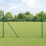 Vidaxl afrasteringspaal groen 10 x 1,6 m (36 mm gaas) staal en pvc